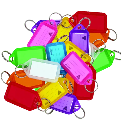 KEVRON ID30 Giant Tags Bag of 25 Assorted Colours