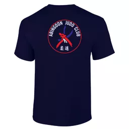 AbingdonJudoClub_GildanCottonTee_Navy_Back.png