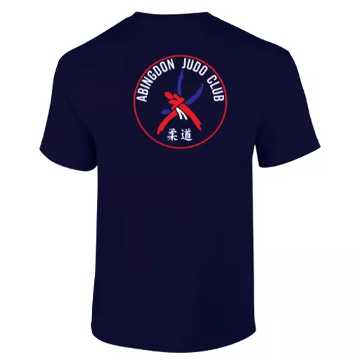 AbingdonJudoClub_GildanCottonTee_Navy_Back.png