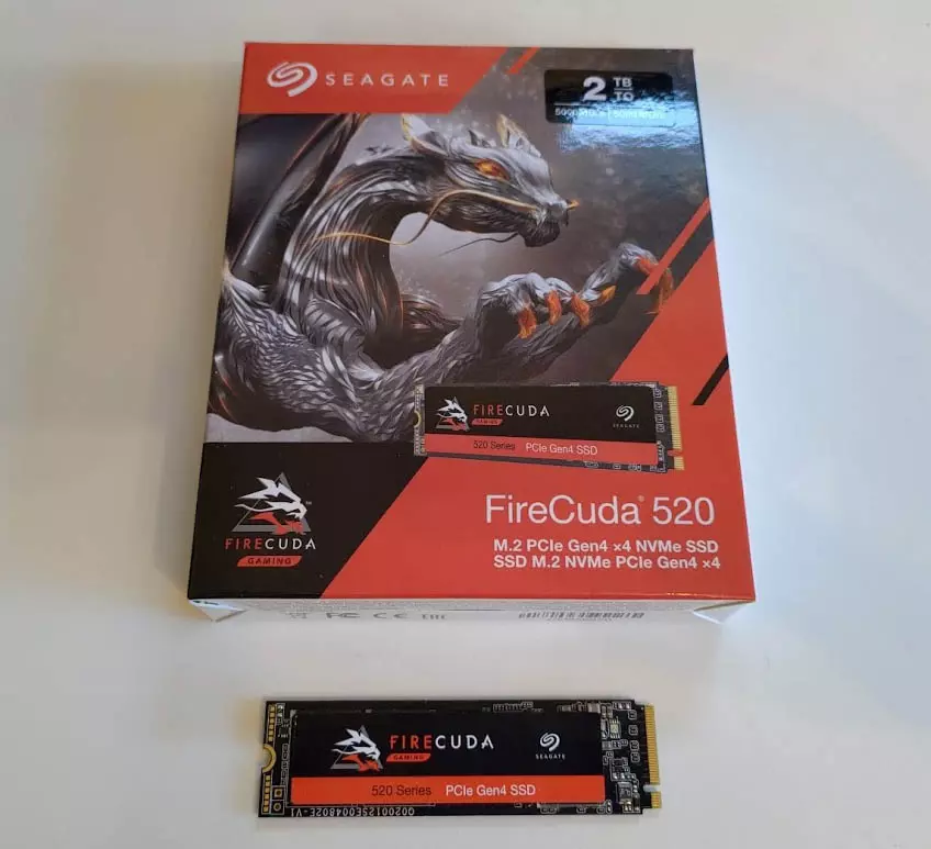 Disque SSD Seagate FireCuda 520 1 To NVMe M.2 PCIe Gen4 ×4 NVMe