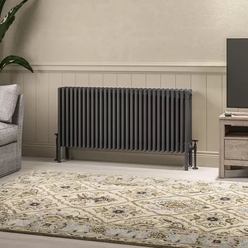 Imperia 6 Column Radiator 600 x 1370mm Matt Anthracite