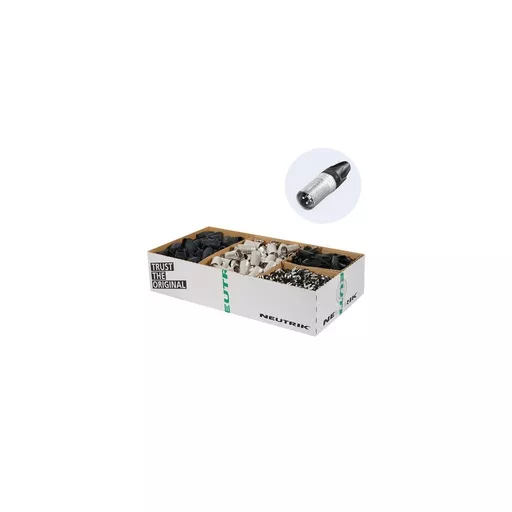 Neutrik NC3MXX-D 3 Pole XLR Cable Connector Male (x100)