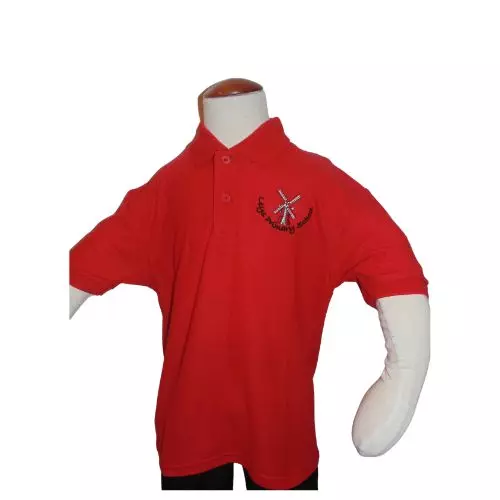 Leys Primary School CLERANCE Red Polo