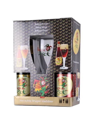 Brugsee Zot Gift Pack 4x33cl + 1 glass