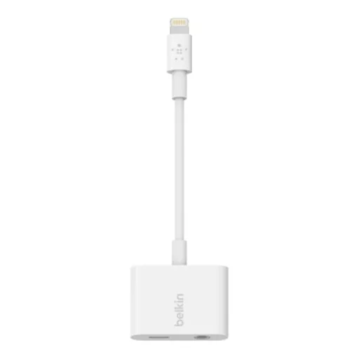 Belkin RockStar mobile phone cable White Lightning Lightning + 3.5mm