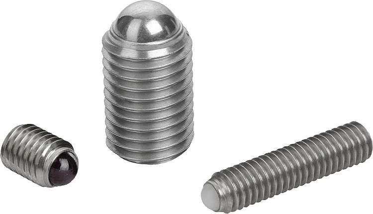 K0384 Ball Pressure Screws In Stainless Steel Full Ball Size M4-M16