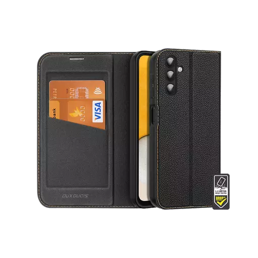 Dux Ducis - Skin X Wallet for Galaxy A14 4G & 5G - Black