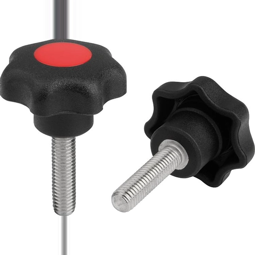 K0154 Star Grips Form L With Cap Male Thread Size M5-M10