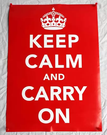 WW2 Keep Calm Poster