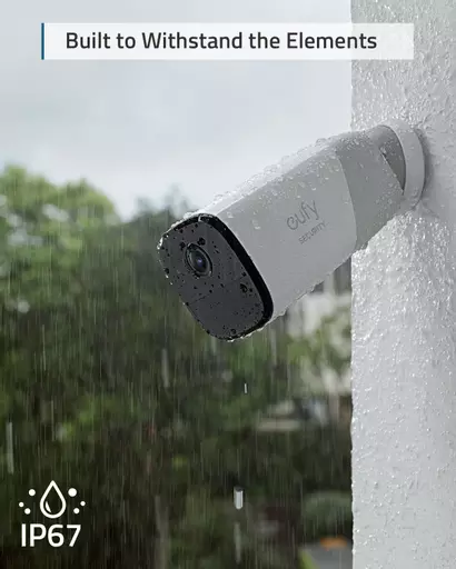 Eufy eufyCam 2 Pro Bullet IP security camera Indoor & outdoor 2048 x 1080 pixels Wall