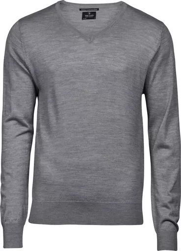 Men's V Neck Knitted Sweater