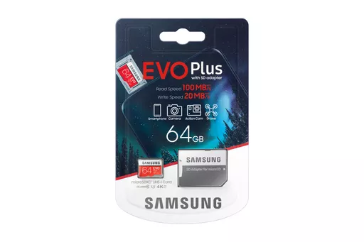 Samsung Evo Plus 64 GB MicroSDXC UHS-I Class 10