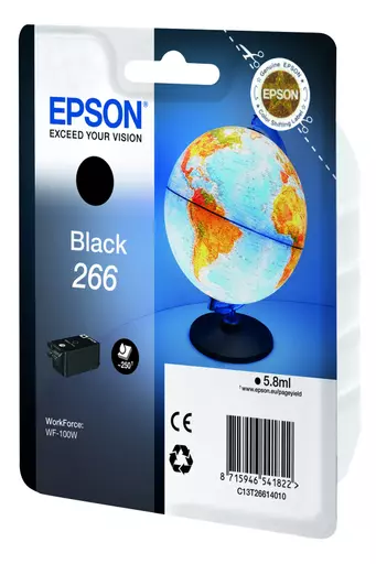 Epson C13T26614010/266 Ink cartridge black, 260 pages 5,8ml for Epson WF-100 W