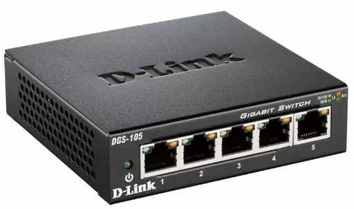 D-Link DGS-108 Unmanaged L2 Black