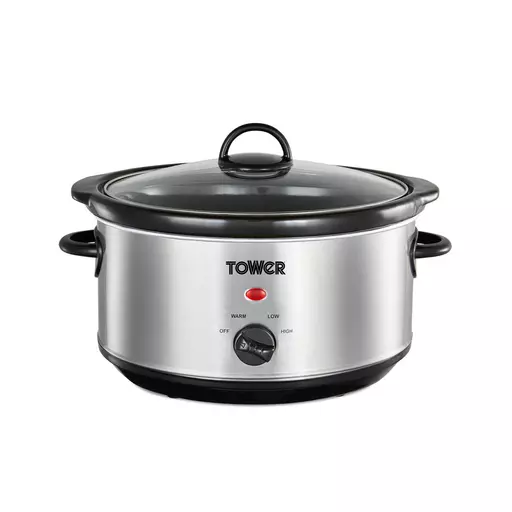 3.5 Litre Stainless Steel Slow Cooker