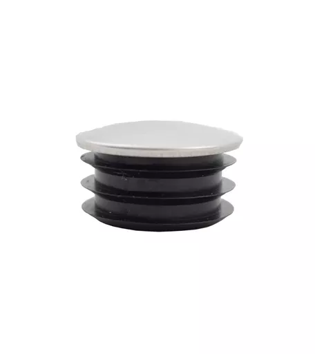 25mm Tubing - Black with Chrome Top End Plug