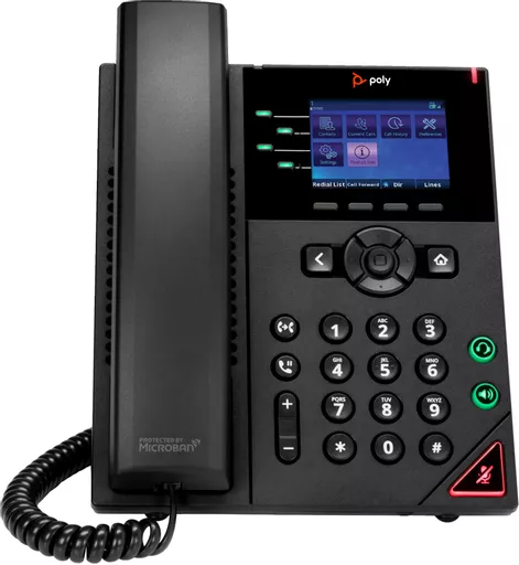 POLY OBi VVX 250 4-Line IP Phone and PoE-enabled