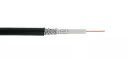 Kramer Electronics BC-1X-100M coaxial cable Black