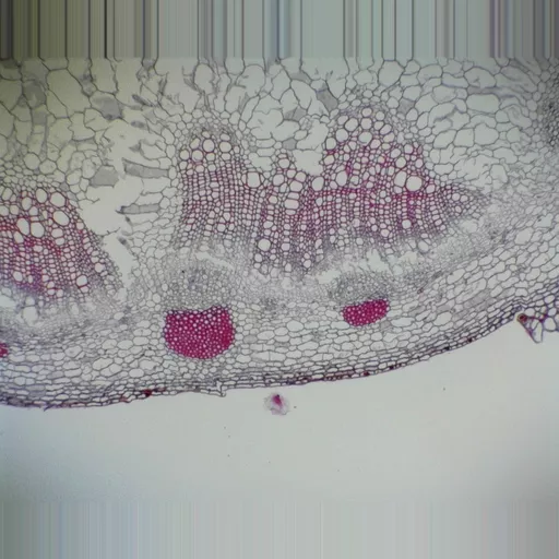 Prepared Microscope Slide - Sunflower (Helianthus): Stem T.S. and L.S.