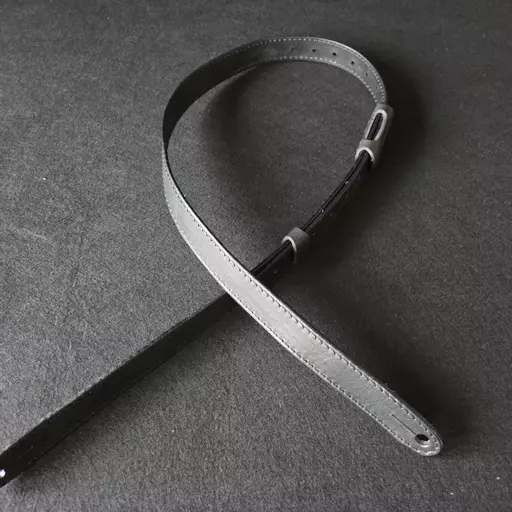 GS55 Black Slim Guitar Strap - second