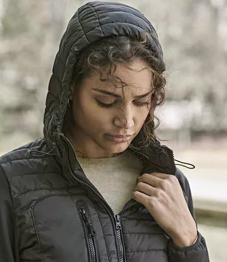 Tee Jays Ladies Crossover Hooded Jacket