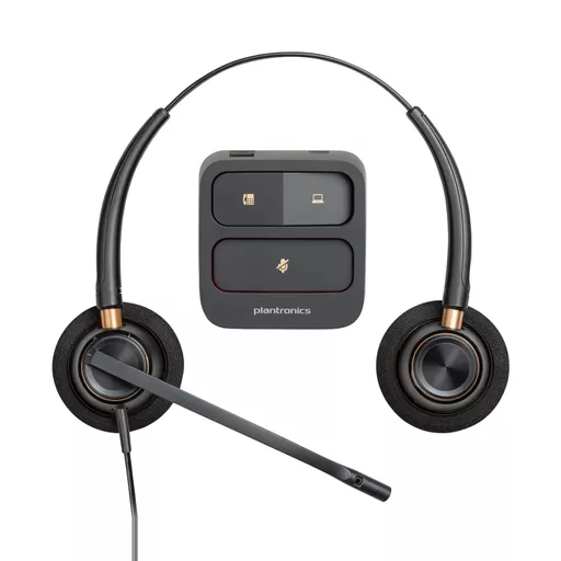 Poly EncorePro 520 Binaural Headset +Quick Disconnect