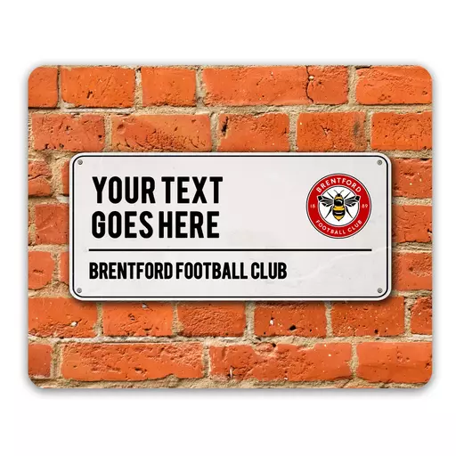 Brentford FC Street Sign Mouse Mat