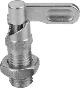 K1285 Cam-Action Indexing Plungers With Stop In Stainless Steel Right Hand Open