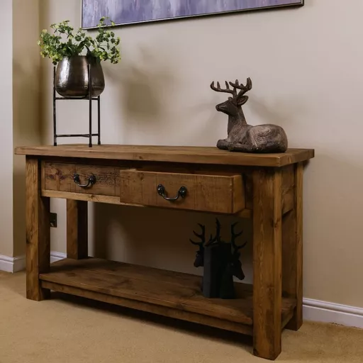 Haddon Plank Console Table