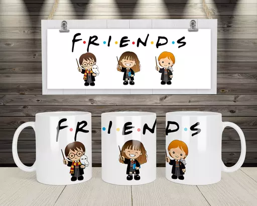 Personalised Harry Potter Inspired Mug For Friends - Add Names