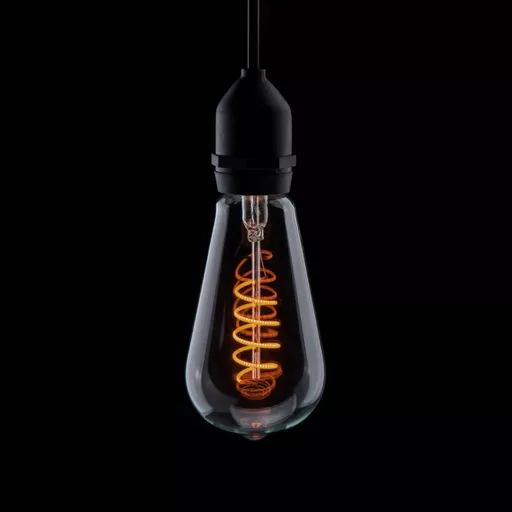 Prolite 4W Dimmable LED ST64 Spiral Funky Lamp ES 1800K