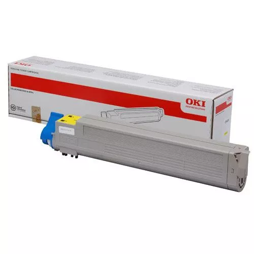 OKI 43837129 Toner yellow, 22K pages ISO/IEC 19798 for OKI C 9655