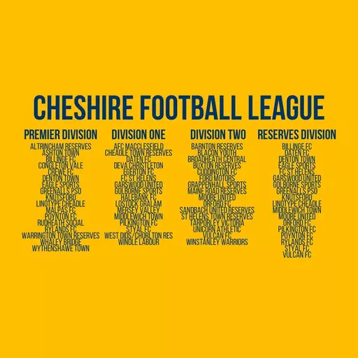 2017/18 Cheshire League Constitution Confirmed  