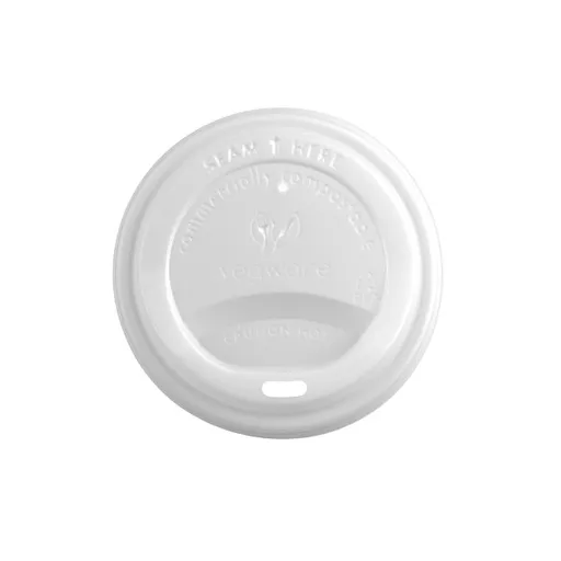 89-SERIES WHITE SIP LID CUPS VEGWARE - (1X1000)