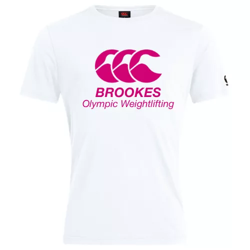 Oxford Brookes University Olympic Weightlifting Senior Plain Cotton Tee