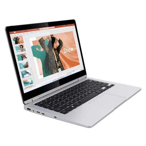 Geo Computers GeoFlex 230 Hybrid (2-in-1) 33.8 cm (13.3") Touchscreen Full HD Intel® Pentium® Silver N5030 4 GB LPDDR4-SDRAM 128 GB SSD Wi-Fi 5 (802.11ac) Windows 11 Home in S mode Silver