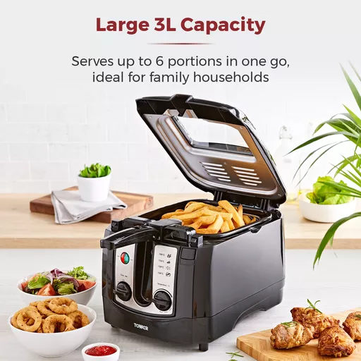 Easy Clean 3 Litre Deep Fryer