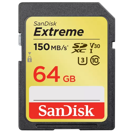 SanDisk Exrteme 64 GB SDXC UHS-I Class 10