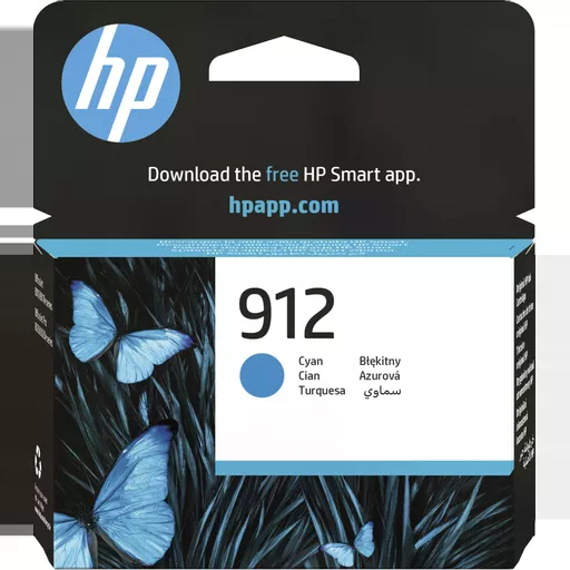 HP 3YL77AE/912 Ink cartridge cyan, 315 pages 2.93ml for HP OJ Pro 8010/e/8020