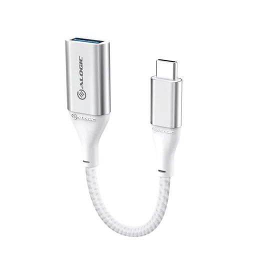 ALOGIC Super Ultra USB 3.1 USB-C to USB-A Adapter - 15cm - Silver