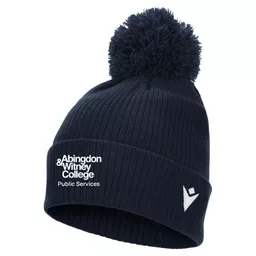Abingdon&WitneyCollege_PublicServices_SnowBobbleHat_Navy_Front.png