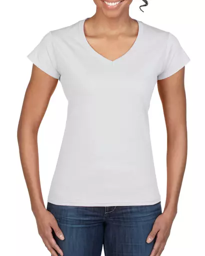 Softstyle® Ladies' V-Neck T-Shirt