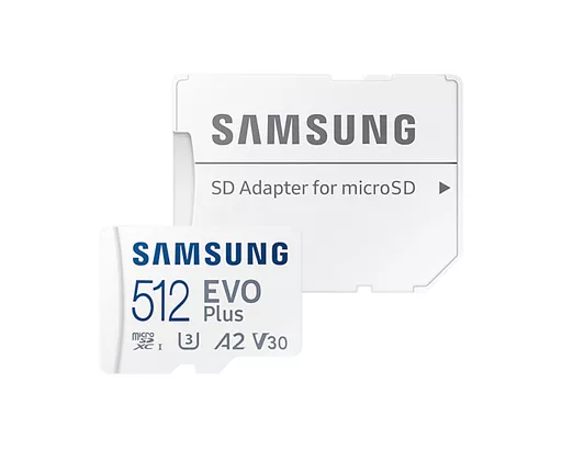 Samsung EVO Plus 512 GB MicroSDXC UHS-I Class 10