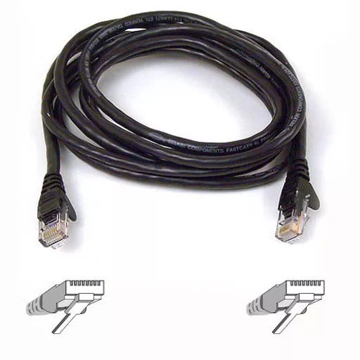 Belkin High Performance Category 6 UTP Patch Cable 2m networking cable Black