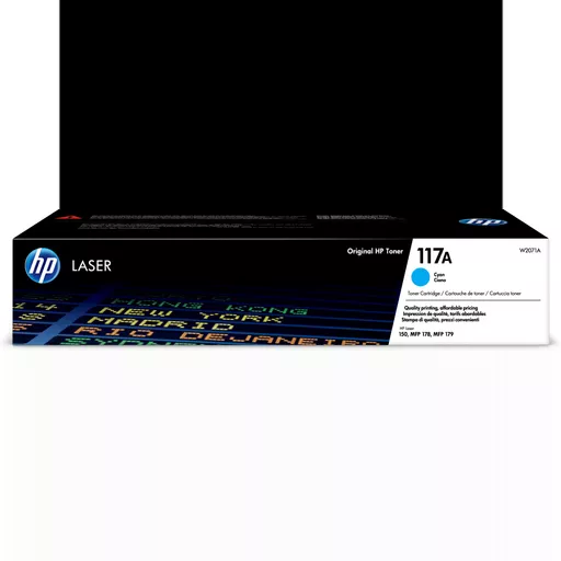 HP W2071A/117A Toner-kit cyan, 700 pages ISO/IEC 19798 for HP Color Laser 150