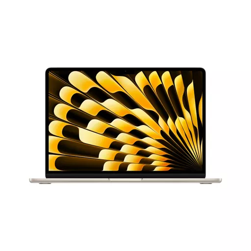 Apple MacBook Air 13", Starlight, M3 chip with 8‑core CPU, 10‑core GPU, 16‑core Neural Engine, 16GB unified memory, 256GB SSD storage, Backlit Magic Keyboard with Touch ID - British, 35W Dual USB-C Power Adapter, UK Power Supply