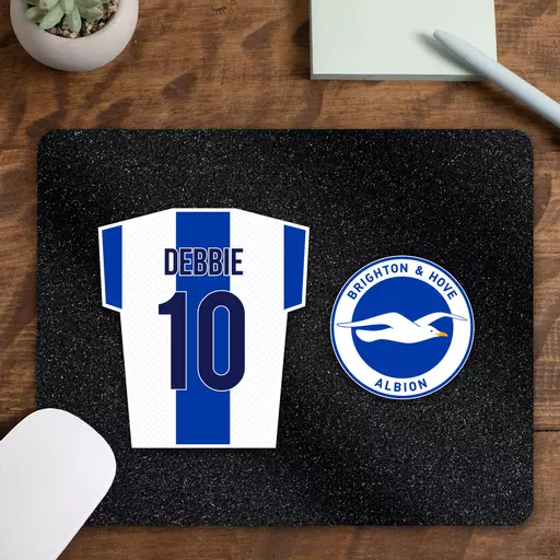 Brighton & Hove Albion FC Back of Shirt Mouse Mat