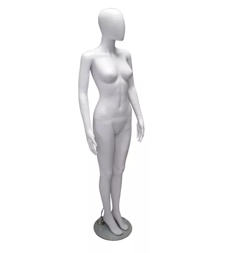 Capri Range - Female Matt White Faceless Mannequin
