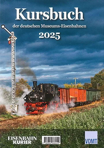 Kursbuch der deutschen Museums-Eisenbahnen 2025 (EK)