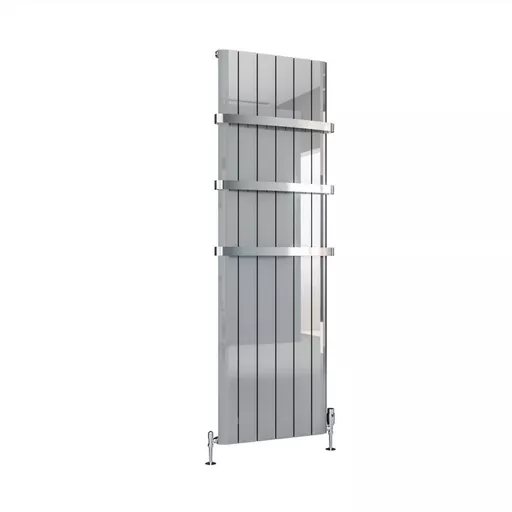 Peretti 1800 x 565 Aluminium Radiator Polished Aluminium